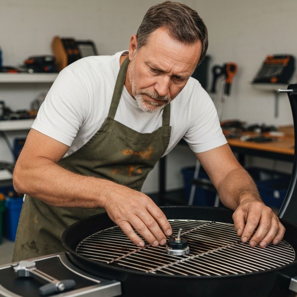 Charcoal grill inspection