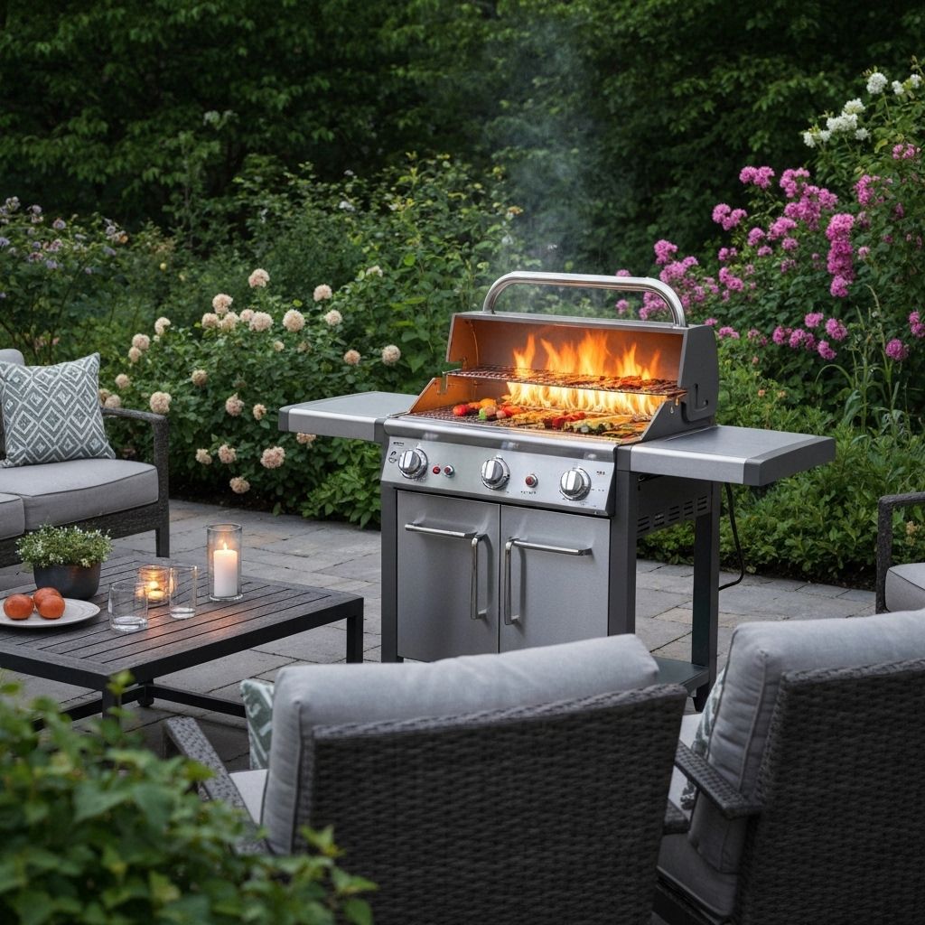 Outdoor electric grill