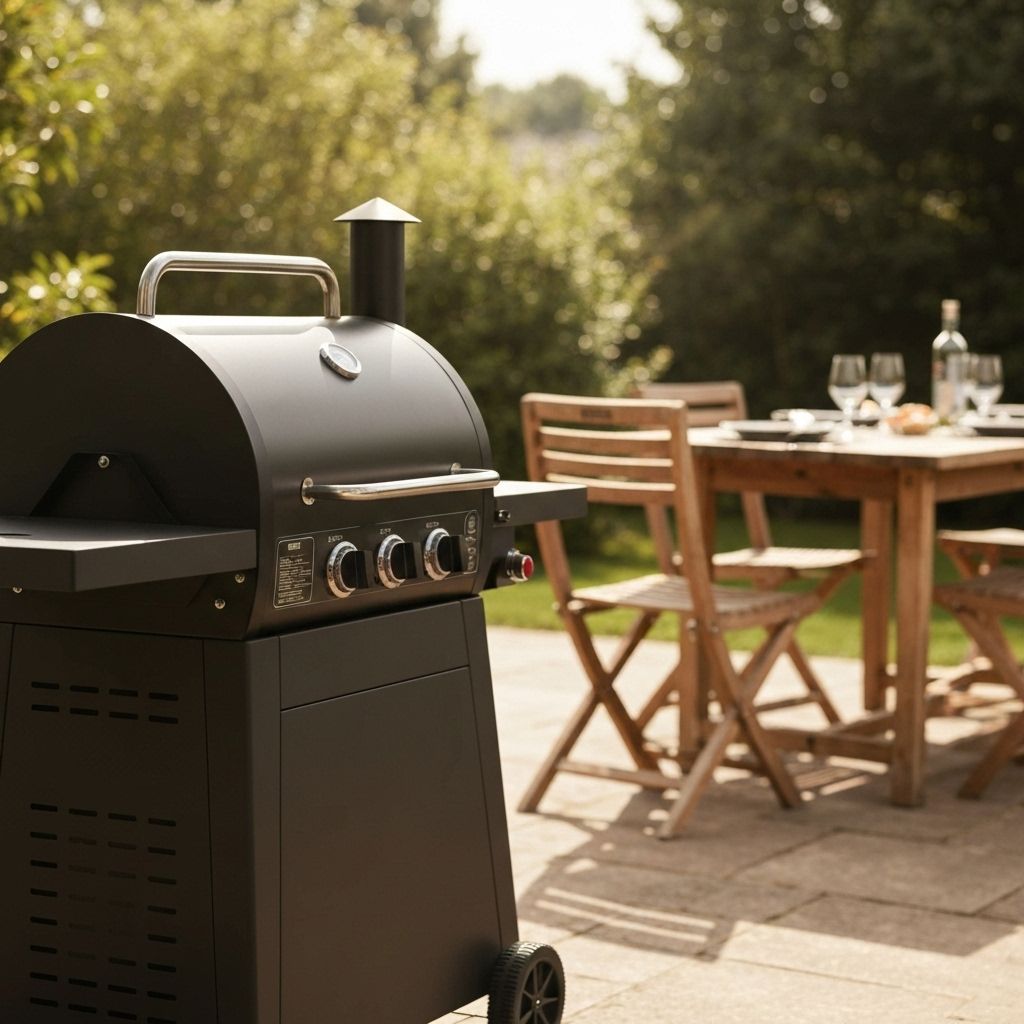 Recteq RT-700 pellet grill in outdoor setting